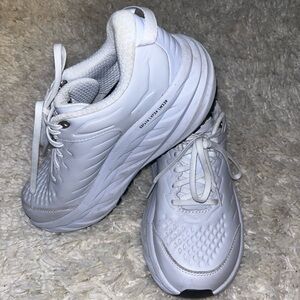 Hoka One One Women's White Athletic Shoes